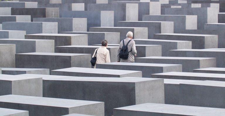 Berlin Holocaust Memorial emphasizing collective responsibility