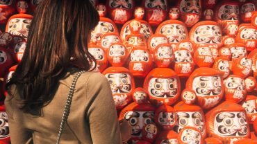 Traditional Japanese yokai illustration from folklore scrolls