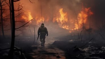 Demilitarized Zone separating North and South Korea