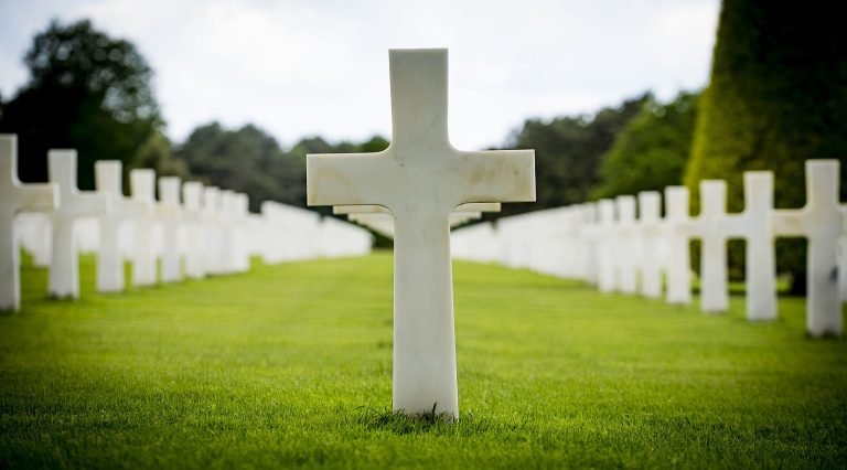 Normandy memorial symbolizing European wartime closure