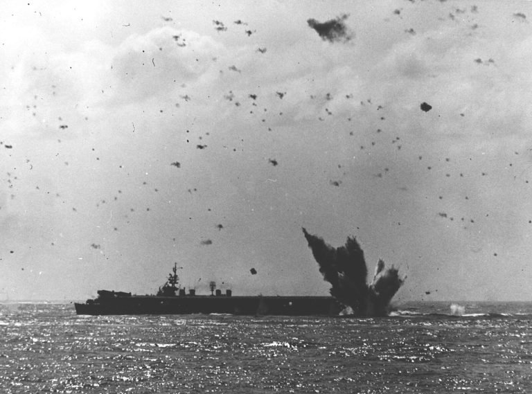 Allied naval ships targeted by kamikaze operations during the Pacific War