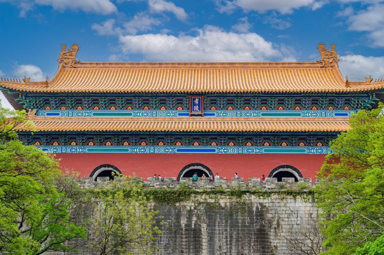 Ancient Nanjing city wall built during the Ming dynasty
