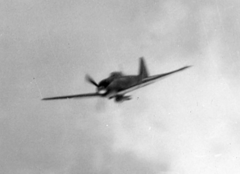 Japanese Zero fighter used in kamikaze attacks