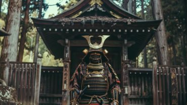 Preserved samurai district and castle in historic Japan