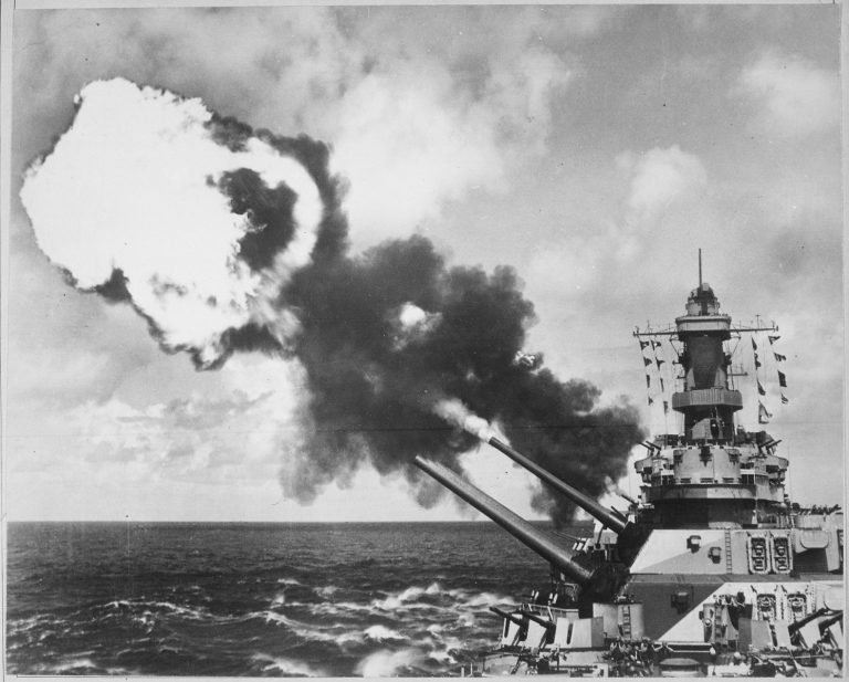 Historical photograph from the Battle of Midway