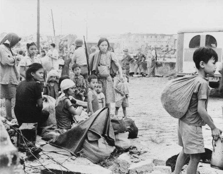 Civilians affected by the Battle of Manila
