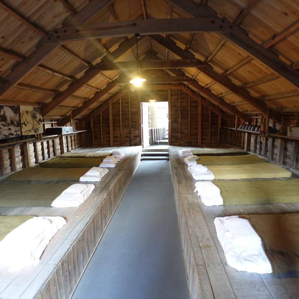 The barracks of Japanese Kamikaze fighter pilots during World War II.