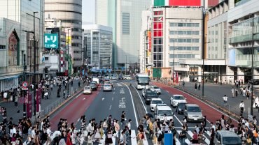 Crowded streets of Tokyo illustrating social awareness