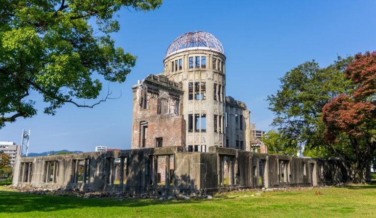 Hiroshima Peace Memorial Dome symbolizing atomic destruction