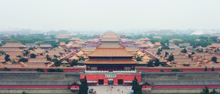 Layered historical eras visible in Beijing