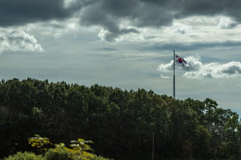 Demilitarized Zone dividing the Korean Peninsula
