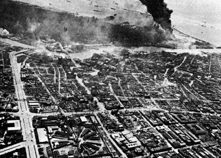 Destruction of Manila during the Battle of 1945