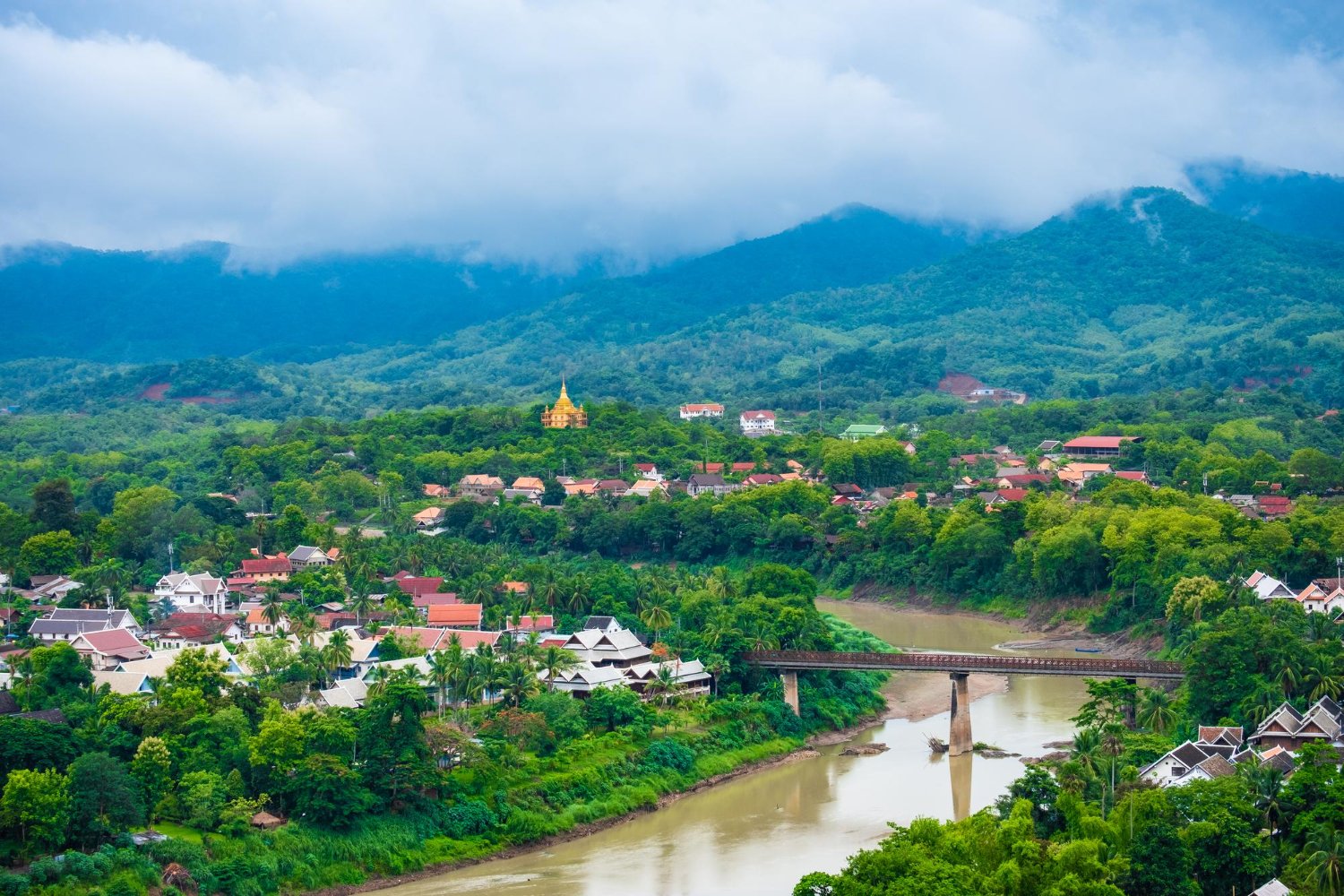 Luang Prabang mountains carrying layered history
