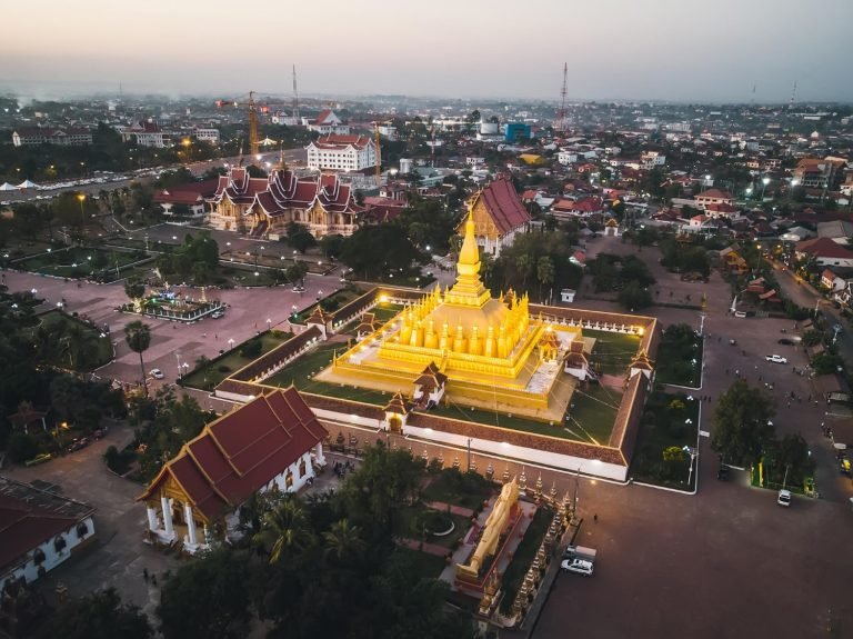 Vientiane city reflecting Cold War era context